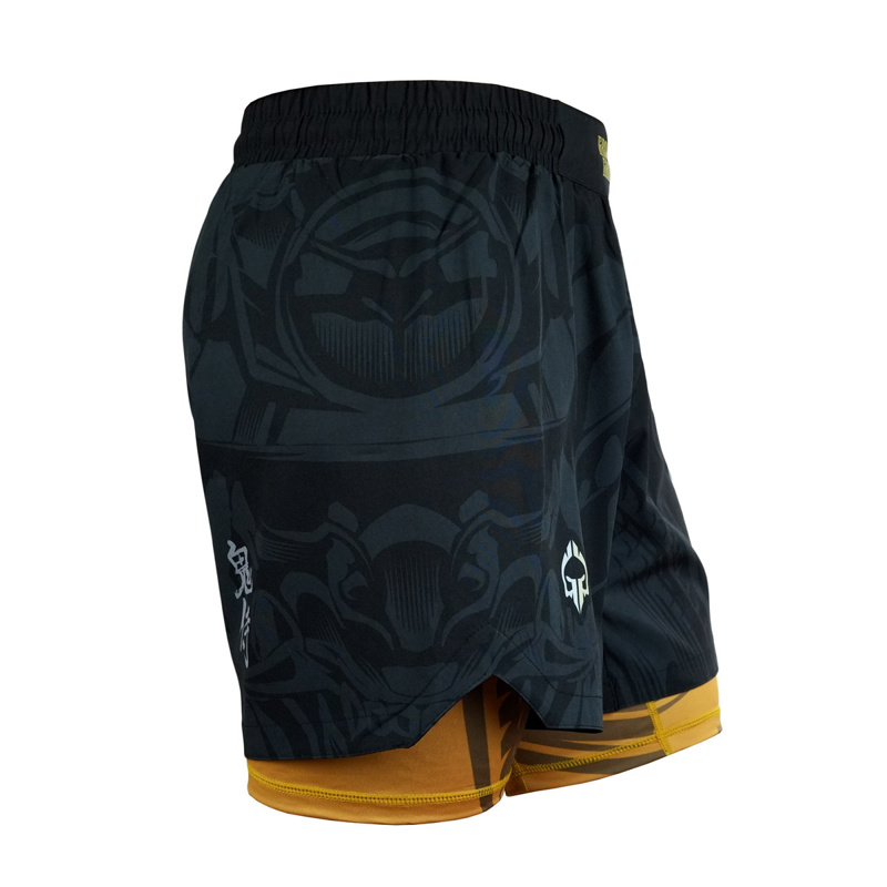 GROUNDGAME oni hybrid FIGHTSHORTS - BLACK